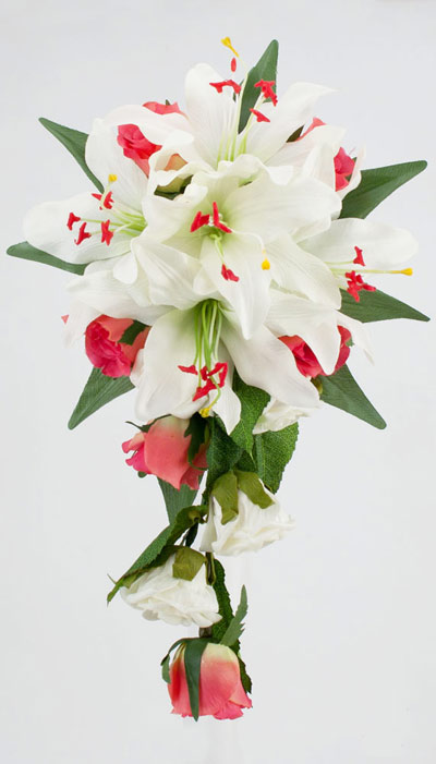 دسته گل آبشاری , دسته گل عروس 2013