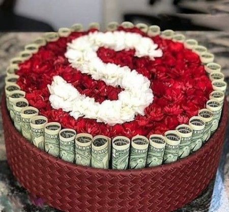 تزیین پول برای تولد ,جدیدترین ایده ها برای تزیین پول,تزیین پول برای کادو تولد