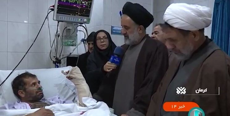 عیادت نمایندگان رهبر انقلاب از مجروحان و خانواده‌های شهدای حمله تروریستی کرمان +عکس