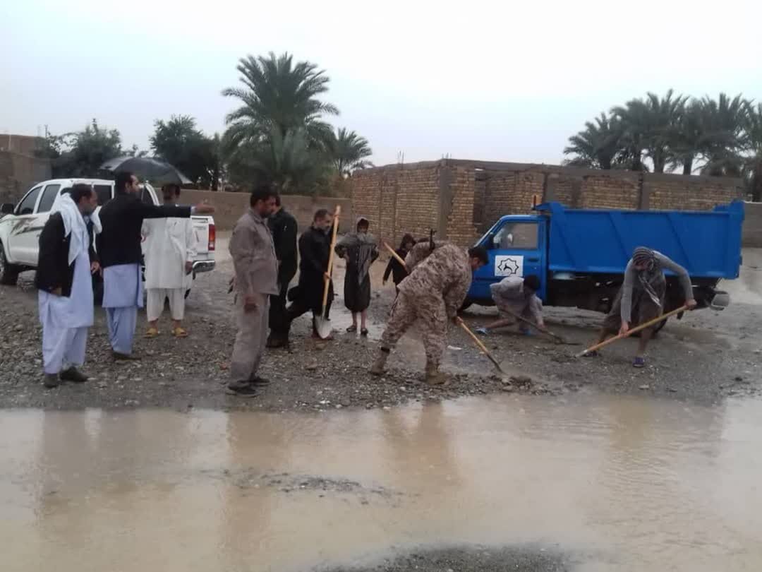 آماده باش سپاه پاسداران در مناطق سیل زده سیستان و بلوچستان