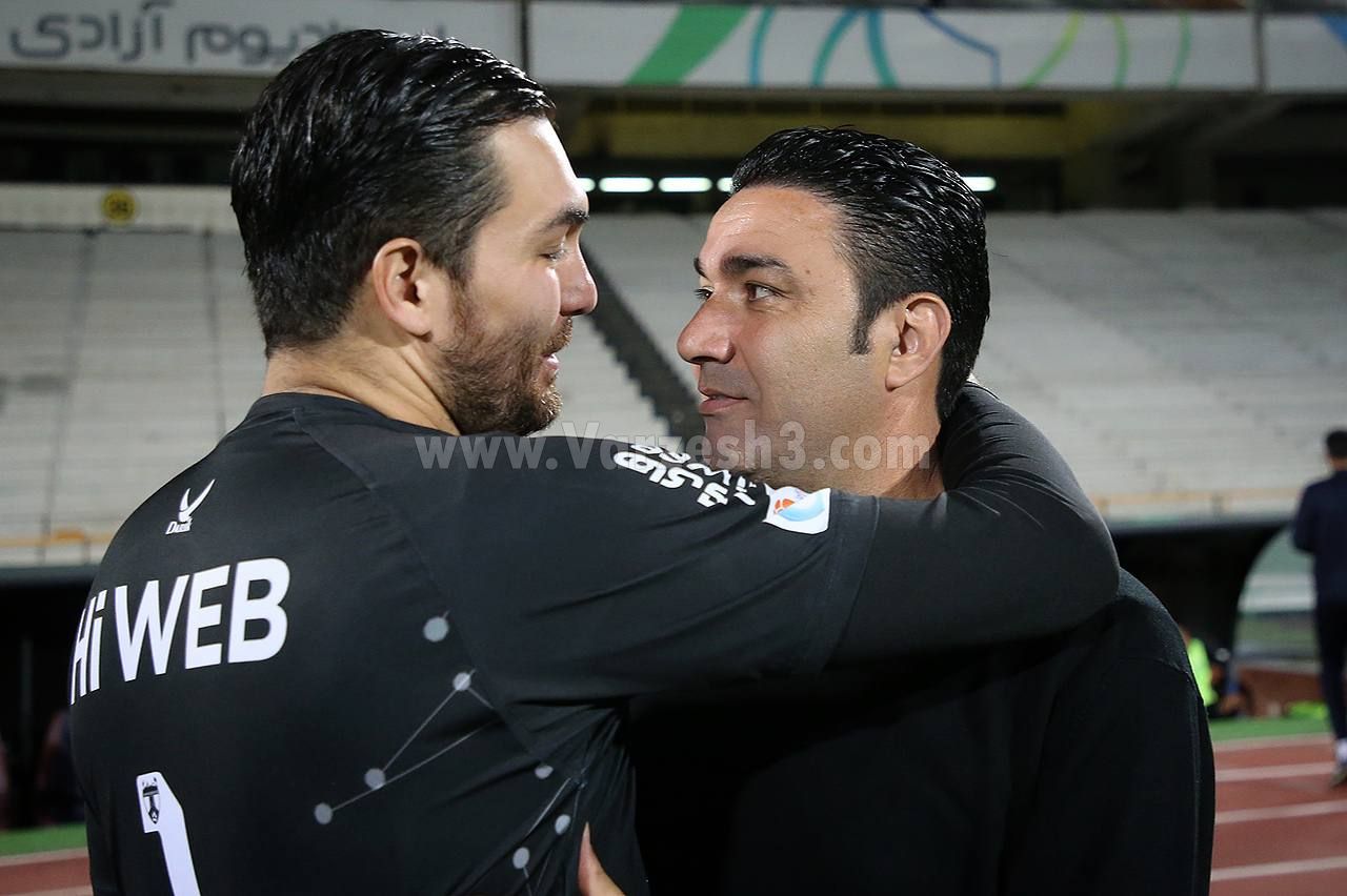 آغوش دوباره جواد نکونام برای پسر پرسپولیس