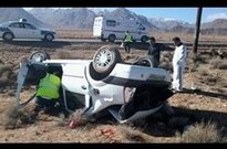 واژگونی خودروی ال90 در خمینی‌شهر 5 مصدوم برجای گذاشت