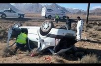 واژگونی خودروی ال90 در خمینی‌شهر 5 مصدوم برجای گذاشت