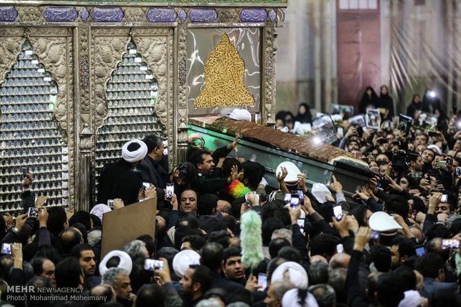 مراسم تدفین آیت الله هاشمی رفسنجانی