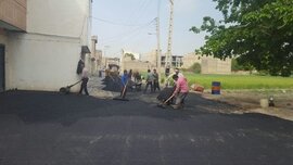 تنها ۵ درصد از آسفالت معابر محله قصر باقی مانده است