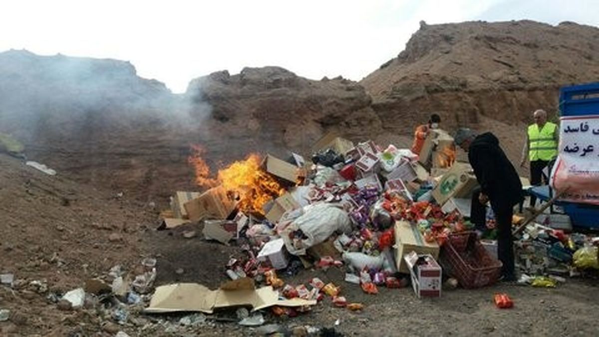 امحاء بیش از ۱۵۰ کیلوگرم مواد غذایی فاسد در شهرضا