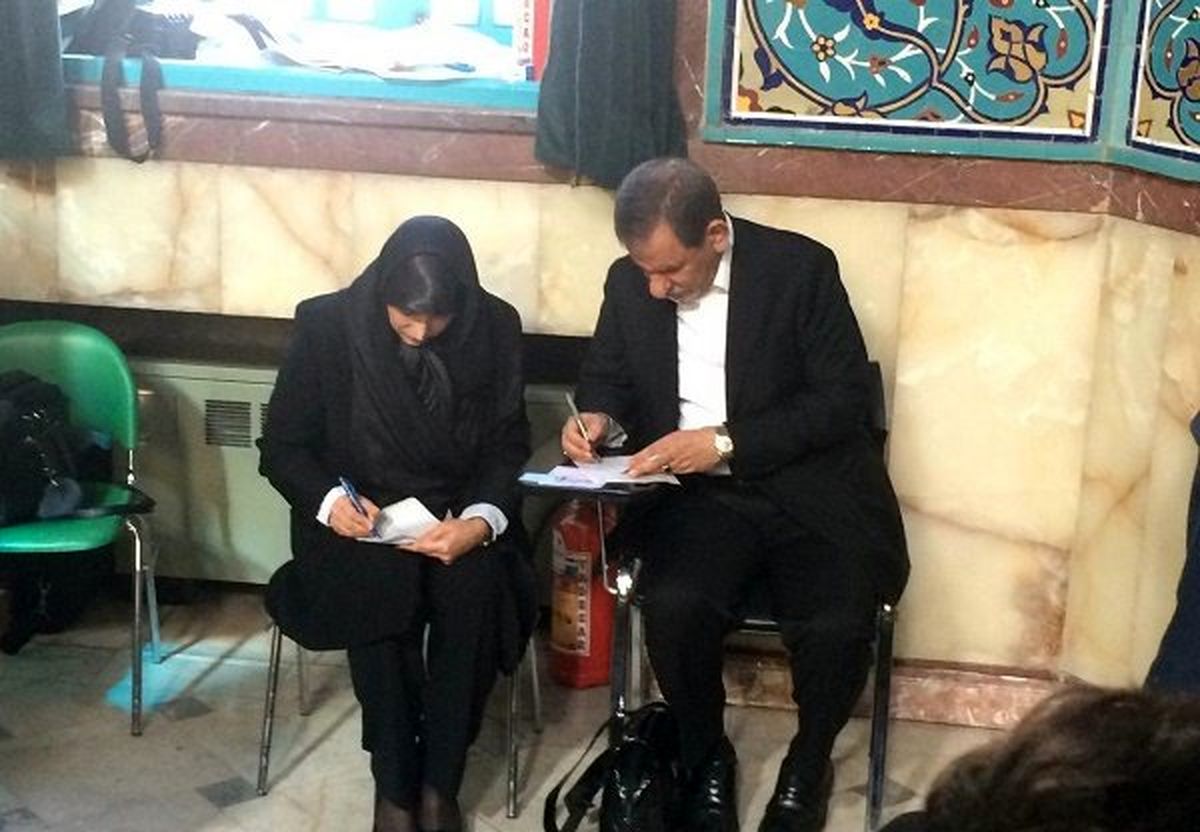 جهانگیری رای خود را به صندوق انداخت
