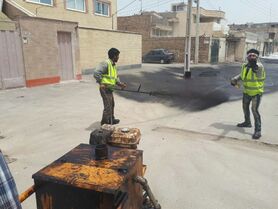 آسفالت معابر فرعی منطقه ۱۴ در دستور کار است