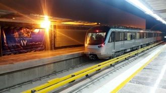 حرکت آزمایشی فاز سوم خط یک مترو