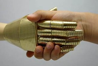 شبیه‌سازی حس لامسه به کمک دستکش