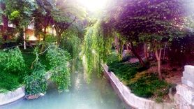 پیشرفت ۸۰ درصدی پروژه بدنه سازی و پیاده رو سازی چشمه باقرخان