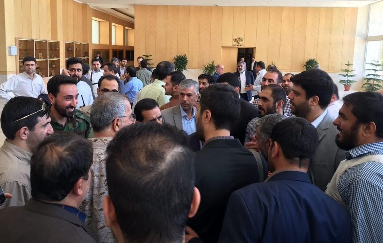 فرمانده کل سپاه وارد مجلس شد