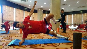 تمرین ملی‌پوشان در هتل/ ترکیب تیم ملی کامل شد + تصاویر