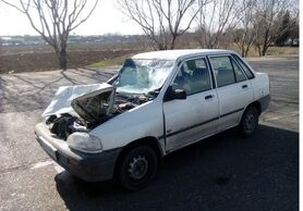 واژگونی خودروی پراید در کمربندی شهرضا ۵ مصدوم برجای گذاشت