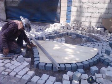 تکمیل پیاده رو سازی فاز اول و دوم خیابان کاوه