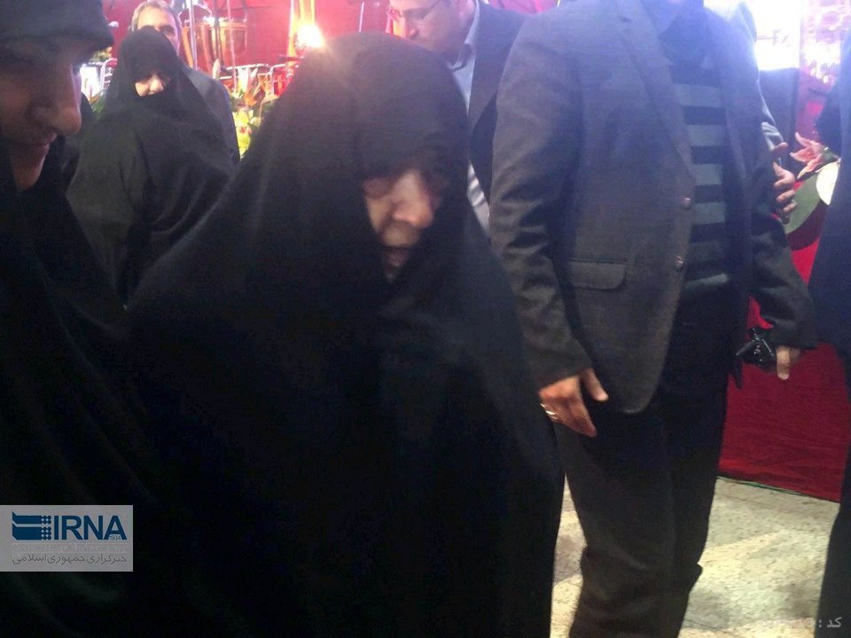 حضور همسر آیت‌الله هاشمی در مراسم سالروز ورود امام