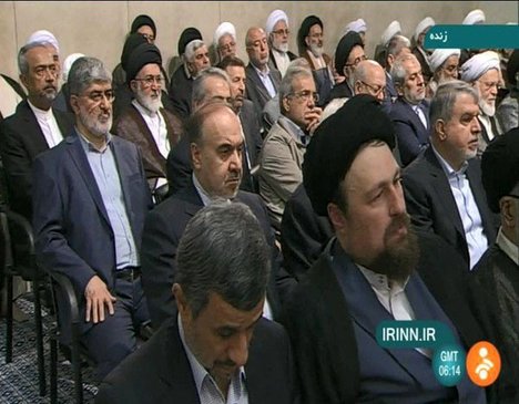 سید حسن خمینی در مراسم تنفیذ