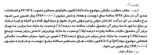 سقف جدید معافیت مالیاتی حقوق در سال ۹۷