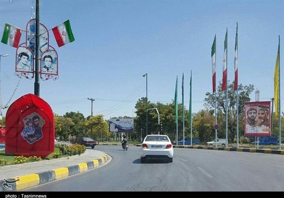 حال و هوای شهرستان نجف‌آباد برای استقبال از "شهید حججی" به‌روایت تصویر