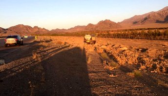 3 مصدوم در برخورد هیوندا با خاور در اتوبان نطنز- اصفهان