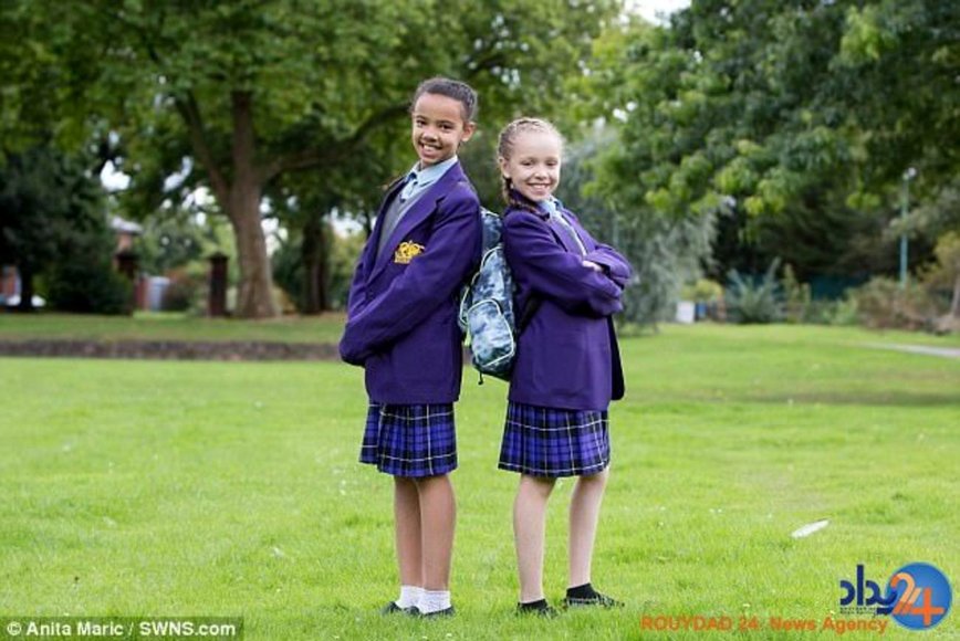 سیاه و سفیدترین دوقلو‌های دنیا