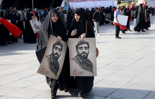 مراسم تشییع شهید حججی