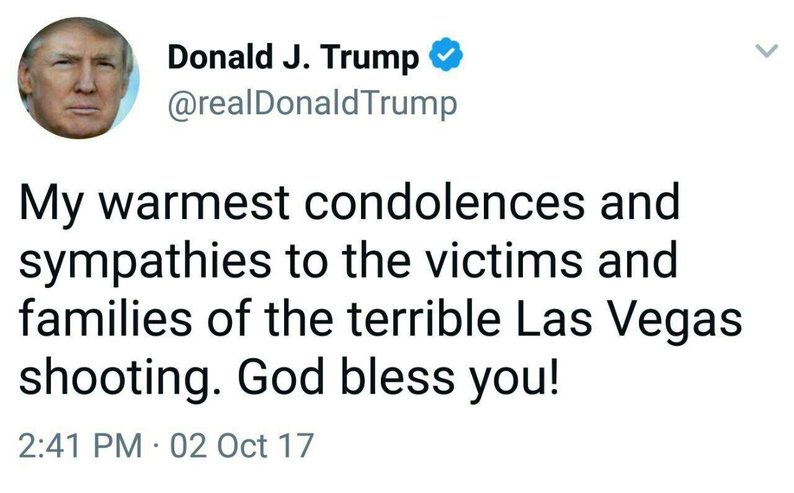 واکنش ترامپ به تیراندازی لاس‌وگاس