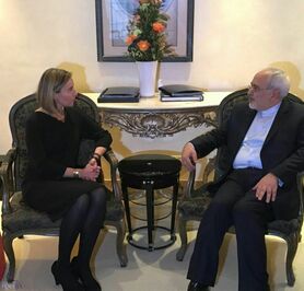 دیدار ظریف با موگرینی در حاشیه کنفرانس امنیتی مونیخ