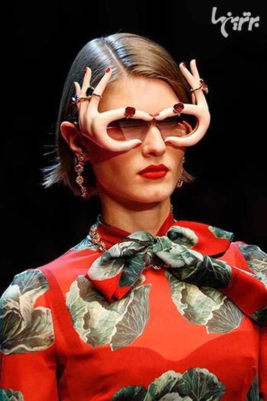 عجیب ترین عینک های آفتابی کلکسیون «دولچه و گابانا»