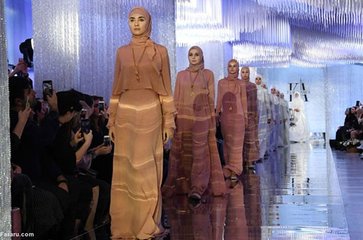 نمایش مد اسلامی در مسکو