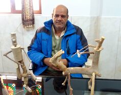 بساط پدرژپتوی اصفهان در بیرون از نمایشگاه بین المللی+فیلم