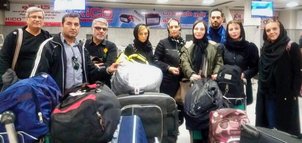 یکتا ناصر و افسانه بایگان در راه مناطق زلزله‌زده