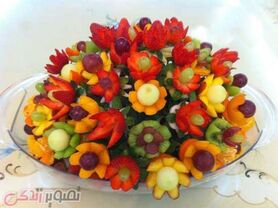 میوه آرایی شب یلدا برای عروس