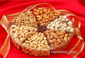 تزیین آجیل شب یلدا عروس