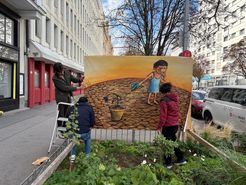 حضور پیام پورفلاح هنرمند ایرانی در نمایشگاه بین‌المللی «فیلومنا+» در وین