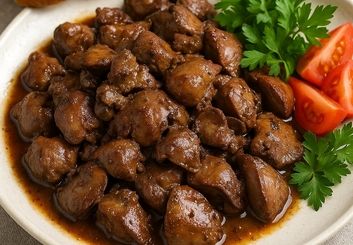طرز تهیه خوراک جگر مرغ خوشمزه و سریع