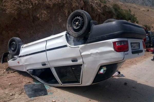 مرگ دلخراش راننده 19ساله با واژگونی پراید