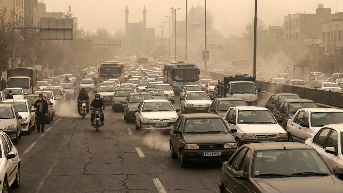 محاصره اصفهان در وضعیت قرمز؛ آلودگی تا اواسط هفته آینده ماندگار است / زنگ خطر انتشار گاز سمی دی‌اکسید نیتروژن در شهر