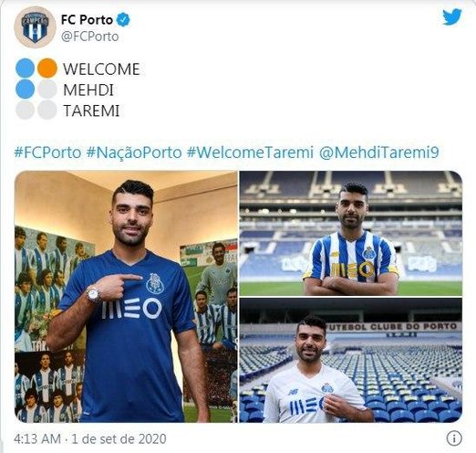 لشگر ۳۰ هزارنفری طارمی در پورتو