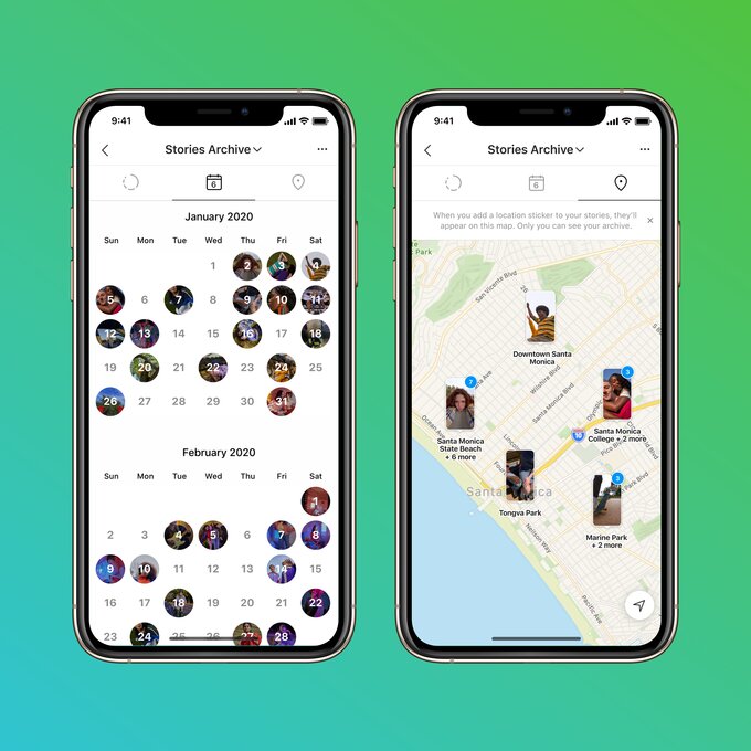 قابلیت جدید Stories Map به مناسب ۱۰ سالگی اینستاگرام