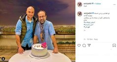  انتشار نخستین عکس از فیلم «قهرمان»/ امیر جدیدی با چهره‌ای جدید در کنار اصغر فرهادی