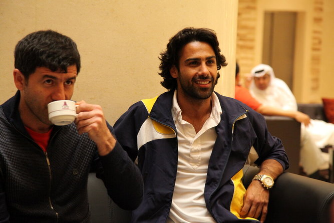 وقتی فرهاد مجیدی میزبان یک پرسپولیسی شد/عکس