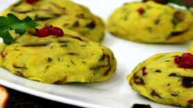 طرز تهیه پوره سیب زمینی شکم پر