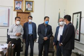 مراسم توديع و معارفه رئیس اداره بهره برداري و توسعه آب آبفاي شاهين شهر