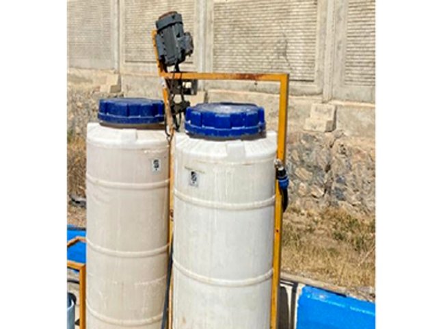 ارتقاء کیفیت پساب خروجی فاضلاب کرچگان با تعمیر و راه اندازی همزن کلر