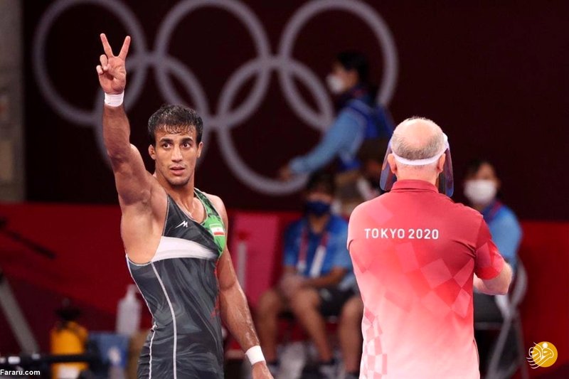 (ویدیو) فن جالب و حیرت انگیز محمد علی گرایی روی کشتی گیر کروات