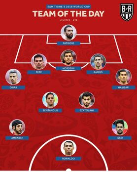 ۳ بازیکن ایران در تیم منتخب روز جام جهانی