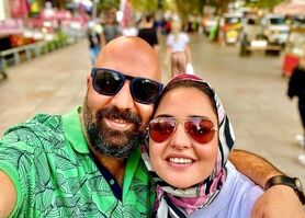 نرگس محمدی و علی اوجی در چهارمین سالگرد ازدواجشان