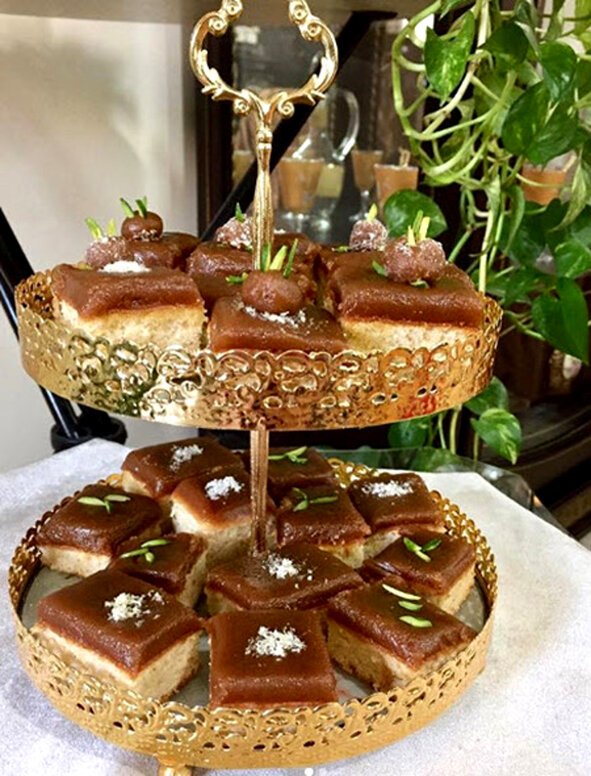 طرز تهیه کیک حلوا