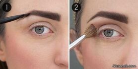 آموزش تصویری آرایش برای درشت کردن چشمان ریز